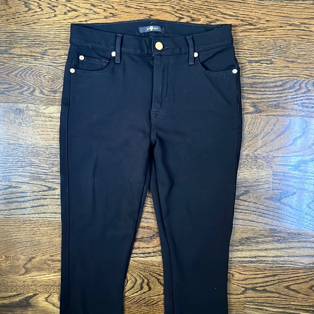 7 For All Mankind Black Jeggings Size 27